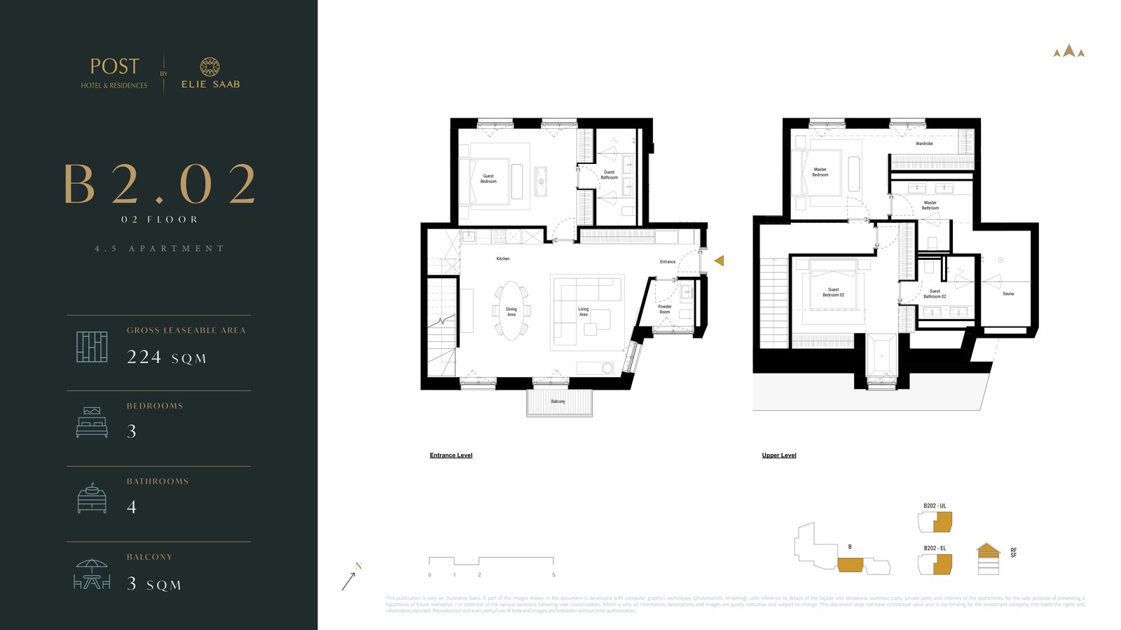 Building C floor plan layout at Post Hotel Andermatt