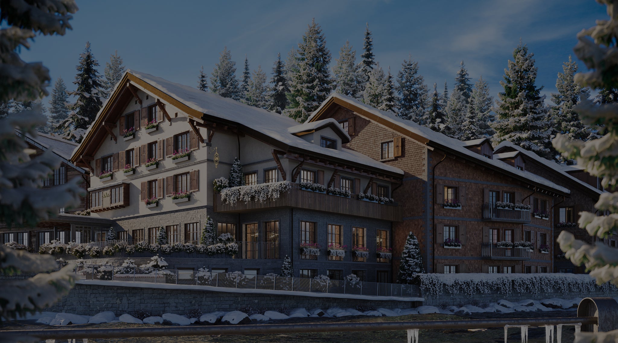 Majestic alpine landscape surrounding Post Hotel and Residences in Andermatt Switzerland